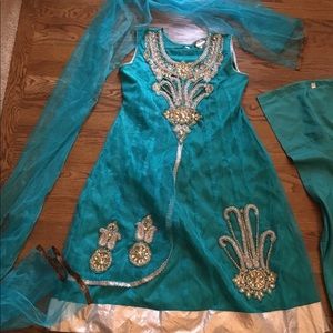 Indian Bollywood Designer Anarkali Salwar Dress